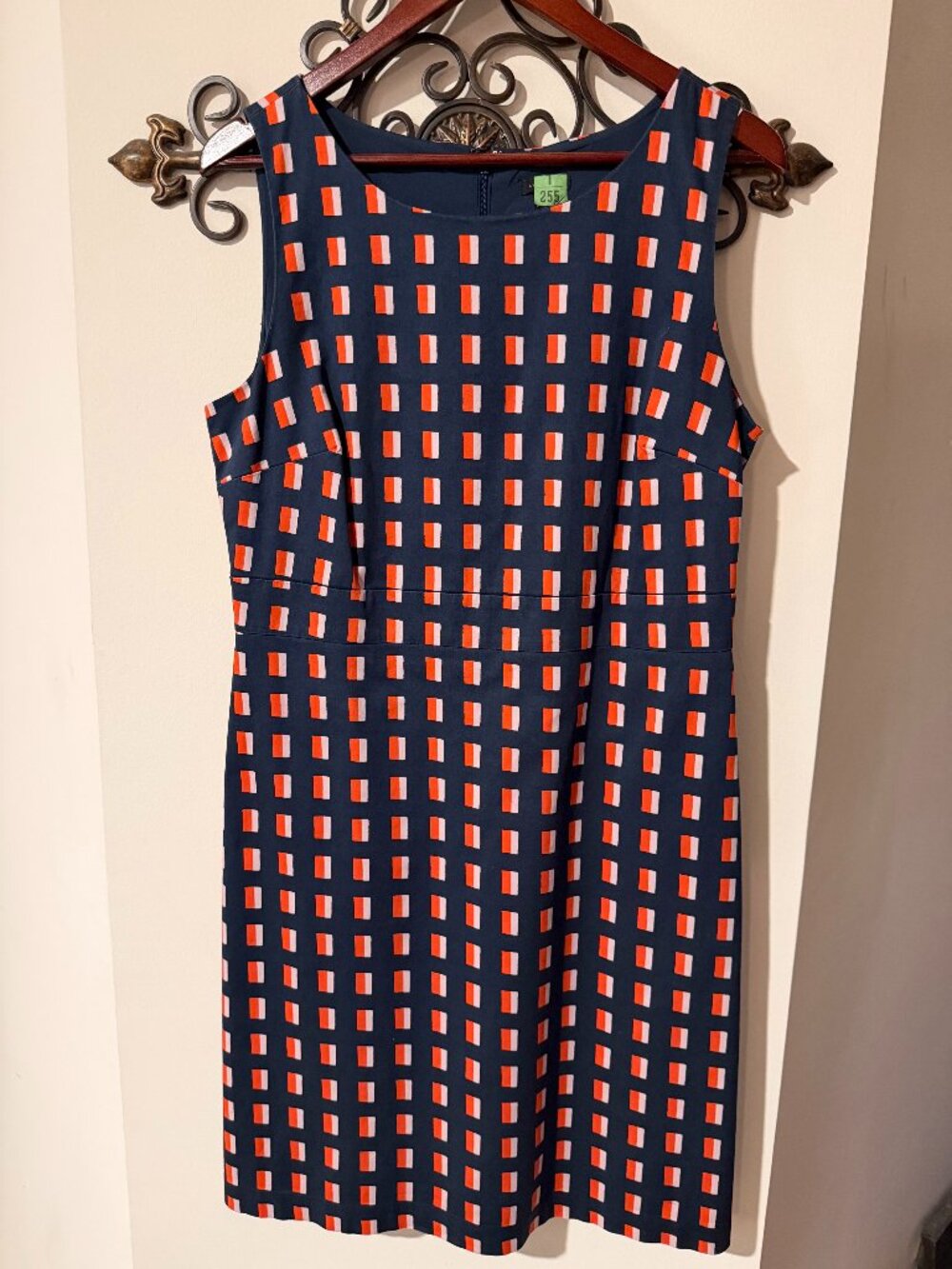 Ann Taylor Red, White & Blue Checked Dress - Size 12 - Good condition
